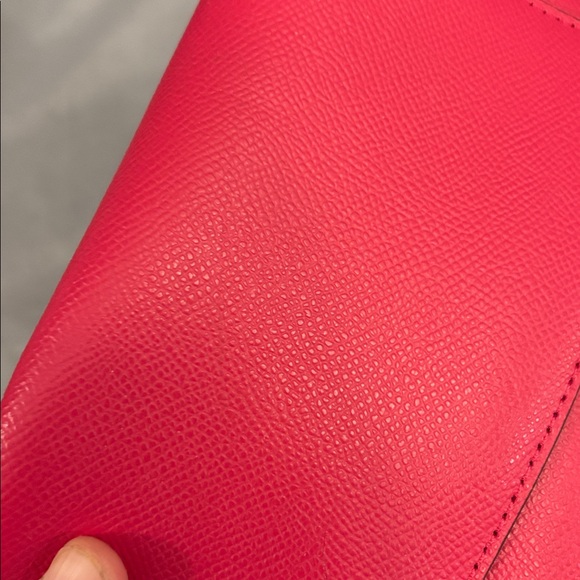 Michael Kors Maddie Pink Tote with Gold Accents - Picture 8 of 9